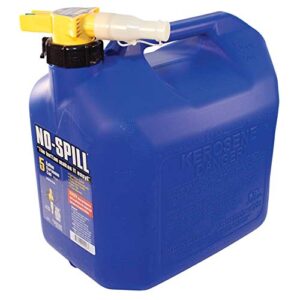 no-spill 1456 5-gallon poly kerosene can (carb & epa approved)