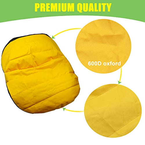 Riding Lawn Mower Seat Cover Compatible with John Deere LP92324 (Medium) ,Fits Tractor & Gator Seats 12.5-14" High