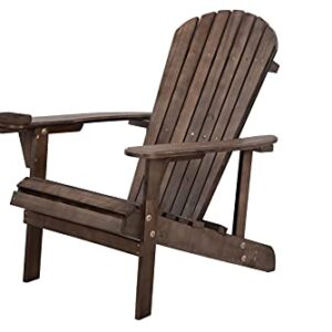 WUnlimited SW2101DBSET2 Set Adirondack Chairs, Dark Brown