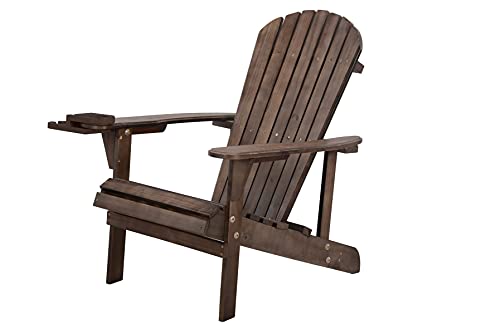 WUnlimited SW2101DBSET2 Set Adirondack Chairs, Dark Brown