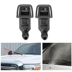 Front Windshield Washer Nozzle Sprayer Set Super Duty Replacement for Ford F250 F35 2011-2016 Replace # BC3Z-17603-A (1 Pair)