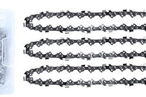 EXCELFU 3 Pack 16 inch Chainsaw Chains 3/8 LP .043 Inch 55 Drive Links fits Stihl MS170 MS180 017 009 019 023 PM400 61 PMM3 55