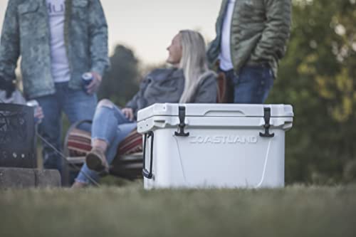 Coastland Delta Series Rotomolded Coolers, Premium Everyday Use Insulated Cooler, Ice Chest Available in 25-Quart, 45-Quart, 65-Quart and 125-Quart Capacity