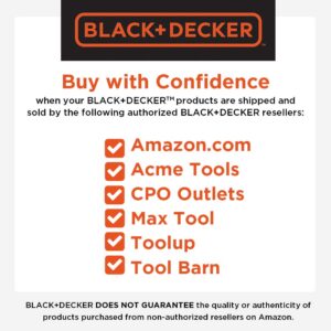 black+decker 20v max battery, 1.5ah lithium ion battery, extended runtime, compatible with tools, outdoor equipment and 20v vacuums(lbxr20)