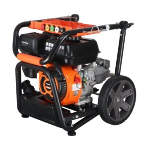 Genkins GPW3200 Gas Powered Foldable Pressure Washer 3200 PSI and 2.5 GPM, Soap Tank and Five Nozzle Set | Compact & Foldable