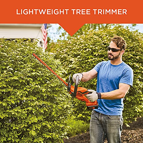 BLACK+DECKER 40V MAX Hedge Trimmer, 22IN (LHT2240C)