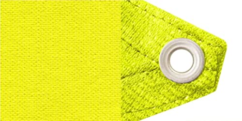 Coolaroo 434496 Party Shade Sail, 9'10" Triangle, Yellow