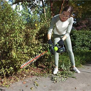 Greenworks 40V 24" Cordless Hedge Trimmer, 3.0Ah Battery and Charger Included