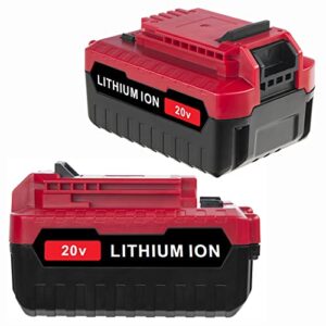 2pack pcc685l 6.0ah 20v battery replacement for porter cable 20v max lithium-ion battery pcc682l pcc685lp pcc680l pcc681l cordless tools battery
