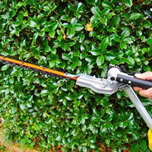 SUNSEEKER 26cc Weed Eater/Wacker Gas Powered, 4 in 1 String Trimmer, Wheeled Edger, Hedge Trimmer and Brush Cutter Blade, Multi Yard Care Tools, Rubber Handle & Shoulder Strap Included