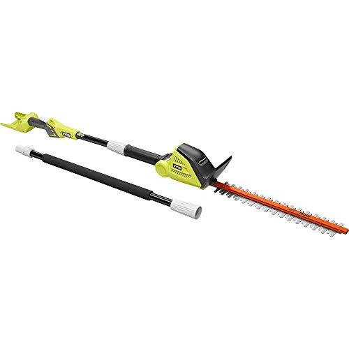 RYOBI RY40603BTL 18 in. 40-Volt Lithium-Ion Cordless Pole Hedge Trimmer (Tool-Only)