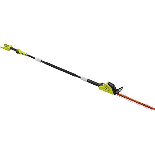 RYOBI RY40603BTL 18 in. 40-Volt Lithium-Ion Cordless Pole Hedge Trimmer (Tool-Only)