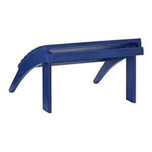 Linon Jayde Blue Adirondack Outdoor Ottoman