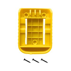 UOSXVC 14-Packs Battery Holders for Dewalt 20V Mount Dock Fit for 20V 60V MAX Yellow (No Battery)