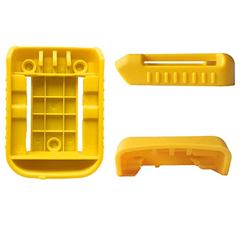 UOSXVC 14-Packs Battery Holders for Dewalt 20V Mount Dock Fit for 20V 60V MAX Yellow (No Battery)