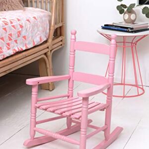 Woodlawn&Home, 881352, Classic Child's Porch Rocker, Pink