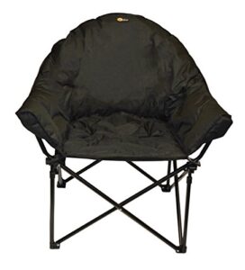 faulkner 49570 big dog bucket chair, black
