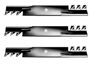 gator mulching blades 3 pcs 52” deck rotary 785436 for hustler raptor & raptor fastrak hustler z mini z super mini z super z
