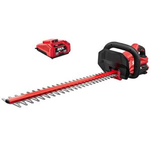 skil pwr core 40 brushless 40v 24” cordless hedge trimmer kit with dual action blade, 3/4” cut capacity, includes 2.5ah battery and auto pwr jump charger – ht4221-10