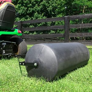 Brinly PRT-482SBHC-A 485 lb. Tow Behind Poly Lawn Roller with Easy Turn Plug, 18 by 48"