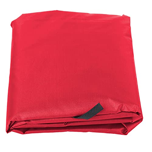Oumefar Swing Cushion Waterproof Lightweight Swing Seat Cover for Garden for Patio(red)