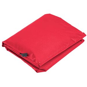 Oumefar Swing Cushion Waterproof Lightweight Swing Seat Cover for Garden for Patio(red)