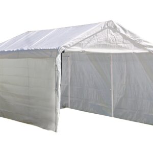 ShelterLogic 10' x 20' Outdoor MaxAP Canopy Enclosure Kit (Frame and Cover Sold Separately), 10 x 20, White