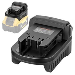 for dewalt 18v/20v max battery adapter convert to for milwaukee m18 18v tool use