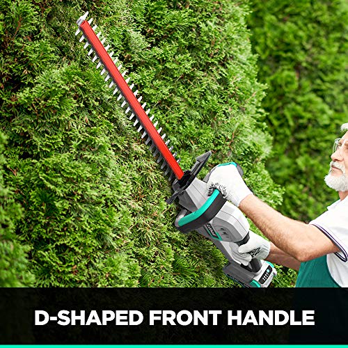 Litheli 20V Cordless Hedge Trimmer 20 Inch, Power Hedge Trimmer for Bush & Shrub Cutting, Trimming, Pruning, with 2.0Ah Battery and Charger Included