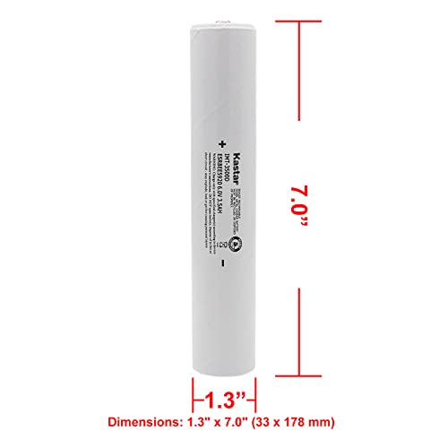 Kastar Batter 1-Pack Ni-MH 6.0V 3.5AH Replacement for Maglite 40070131 40070149 40070249 405462100, Maglite 108-000-817 108-817 108-000-439 108-439, INTEC IMT-3500D, ESR4EE3060 ET2600D, ESR8EE5920