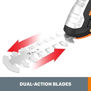 Worx WG801 20V Power Share 4" Cordless Shear and 8" Shrubber Trimmer (Battery & Charger Included)