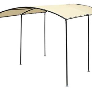 ShelterLogic Outdoor 9' x 16' Monarc Gazebo Canopy with Waterproof and Sun Protection Shade Cover