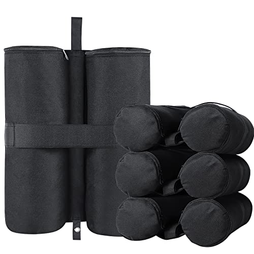 Canopy Weight Bags 120 LB for Pop up Canopy Tent, Leg Weights Sand Bags for Instant Outdoor Sun Shelter Canopy, 4-Pack (Sand Not Included)