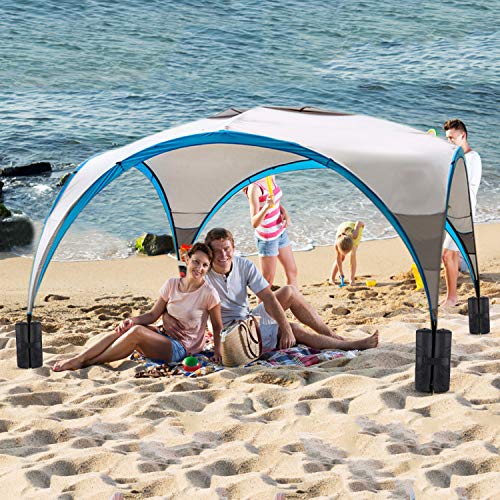 Canopy Weight Bags 120 LB for Pop up Canopy Tent, Leg Weights Sand Bags for Instant Outdoor Sun Shelter Canopy, 4-Pack (Sand Not Included)