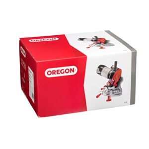 Oregon Professional Compact 120-Volt Bench Grinder, Universal Saw Chain Sharpener, for All Chainsaw Chains (410-120)