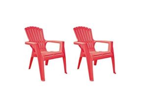 kids red adirondack chair