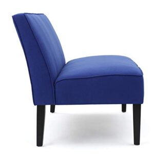 Christopher Knight Home Dejon Fabric Loveseat, Royal Blue, Dimensions: 30.00”D x 50.00”W x 32.20”H