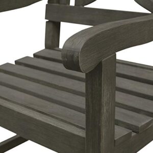 Vifah V1298 Renaissance Outdoor Hand-Scraped Hardwood Armchair