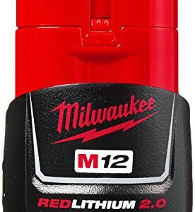 Milwaukee (2-Pack) 48-11-2420 M12 REDLITHIUM 2.0 Compact Battery Packs