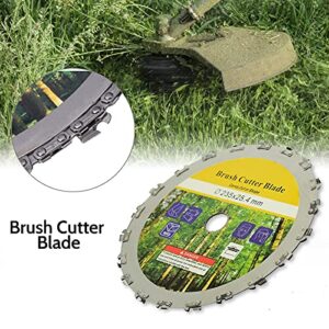 Brush Cutter Blades 9" x 20 Tooth，2 Pcs Chainsaw Weed Eater Saw Blades with 2 Round Files and 4 Washers for Brush Cutters, String Trimmers and Weed Wacker