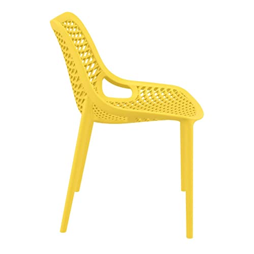 Compamia Air Patio Dining Chair in Yellow (Set of 2)