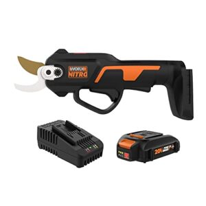 worx 20v worx nitro pruning shear/lopper wg330 – (battery & charger included)