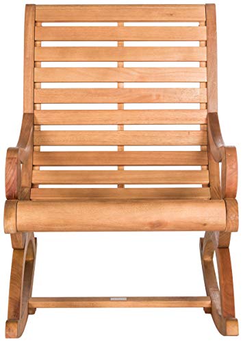 Safavieh Outdoor Collection Sonora Rocking Chair, Teak Brown