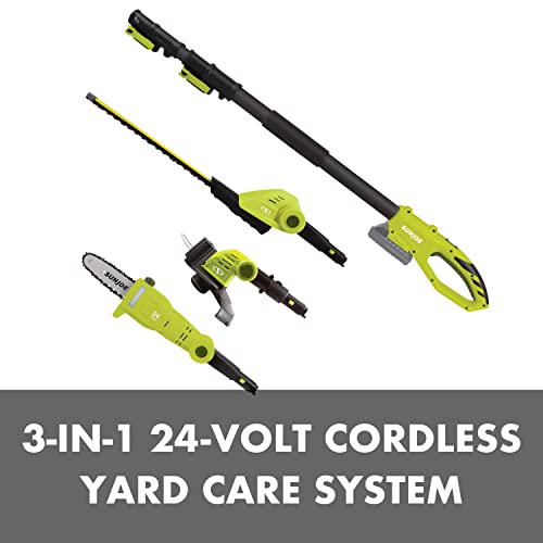 Sun Joe GTS4002C Cordless Lawn Care System-Hedge Trimmer, Pole Saw, Grass Trimmer | 40.7 x 2 x 3 inches |