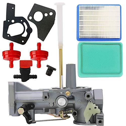 498298 Carburetor for Briggs & Stratton 498298 692784 495951 492611 490533 495426 Carburetor with 491588S Air Filter 491435 Pre Filter