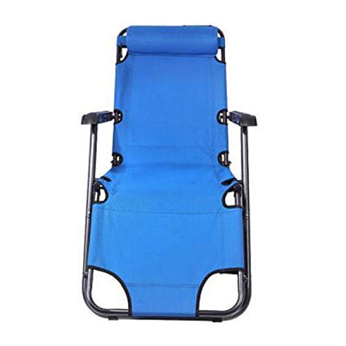 Tenozek Folding Beach Lounge Chair, Portable Outdoor Zero Gravity Chair Camping Reclining Chairs Patio Pool Beach Chaise Lawn Recliner (2 Pieces, Blue)