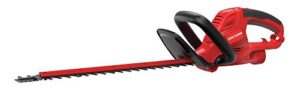 craftsman electric hedge trimmer, 22-inch, corded, red/black (cmehts822)