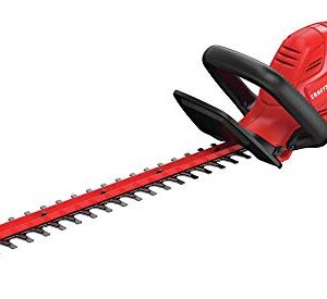 CRAFTSMAN Electric Hedge Trimmer, 22-Inch, Corded, Red/Black (CMEHTS822)