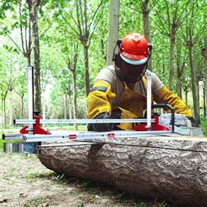 Zozen Chainsaw Mill, Sawmill - Saw Mill Portable Sawmill, Can be Assembled into 3 sizes for Independent Use, Suitable for 14-36inch, A Flexible Cutting Guide System for Builders and Woodworker.