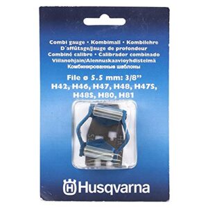 Husqvarna Combination roller guide for 3/8" pitch chainsaw chain, Blue, 10 x 2 x 10 cm